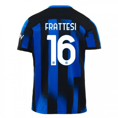 Camiseta de fútbol Inter Milan Frattesi 16 1ª equipación 2023-24 Camiseta de fútbol Inter Milan Frattesi 16 1ª equipación 2023-24